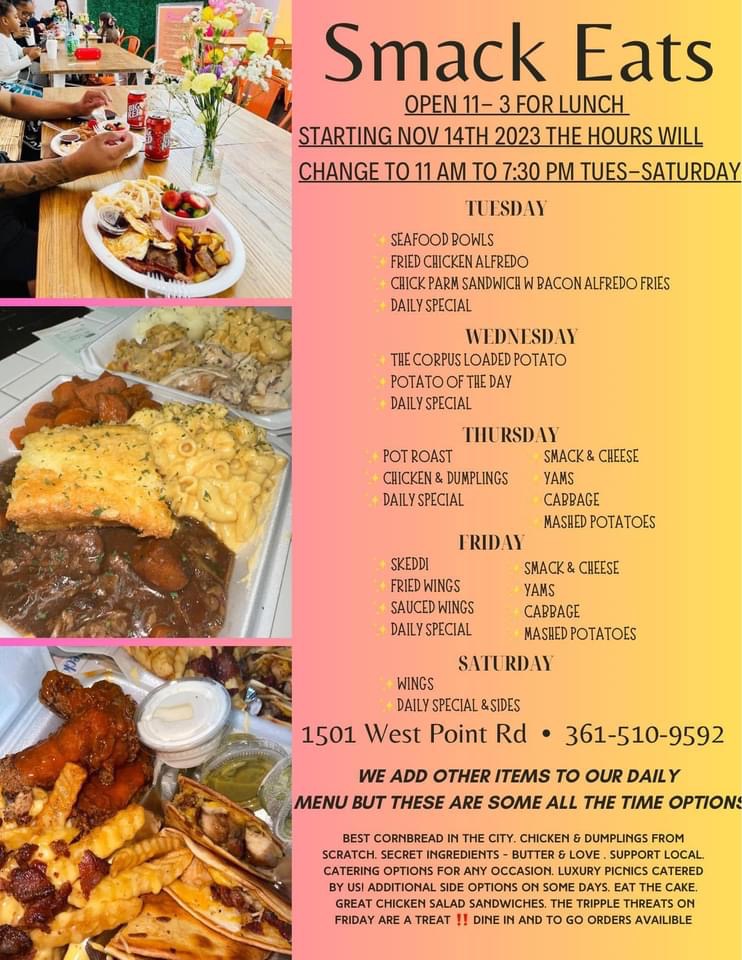 Smack Eats Menu