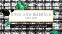 Onyx and Emerald Lash Bar