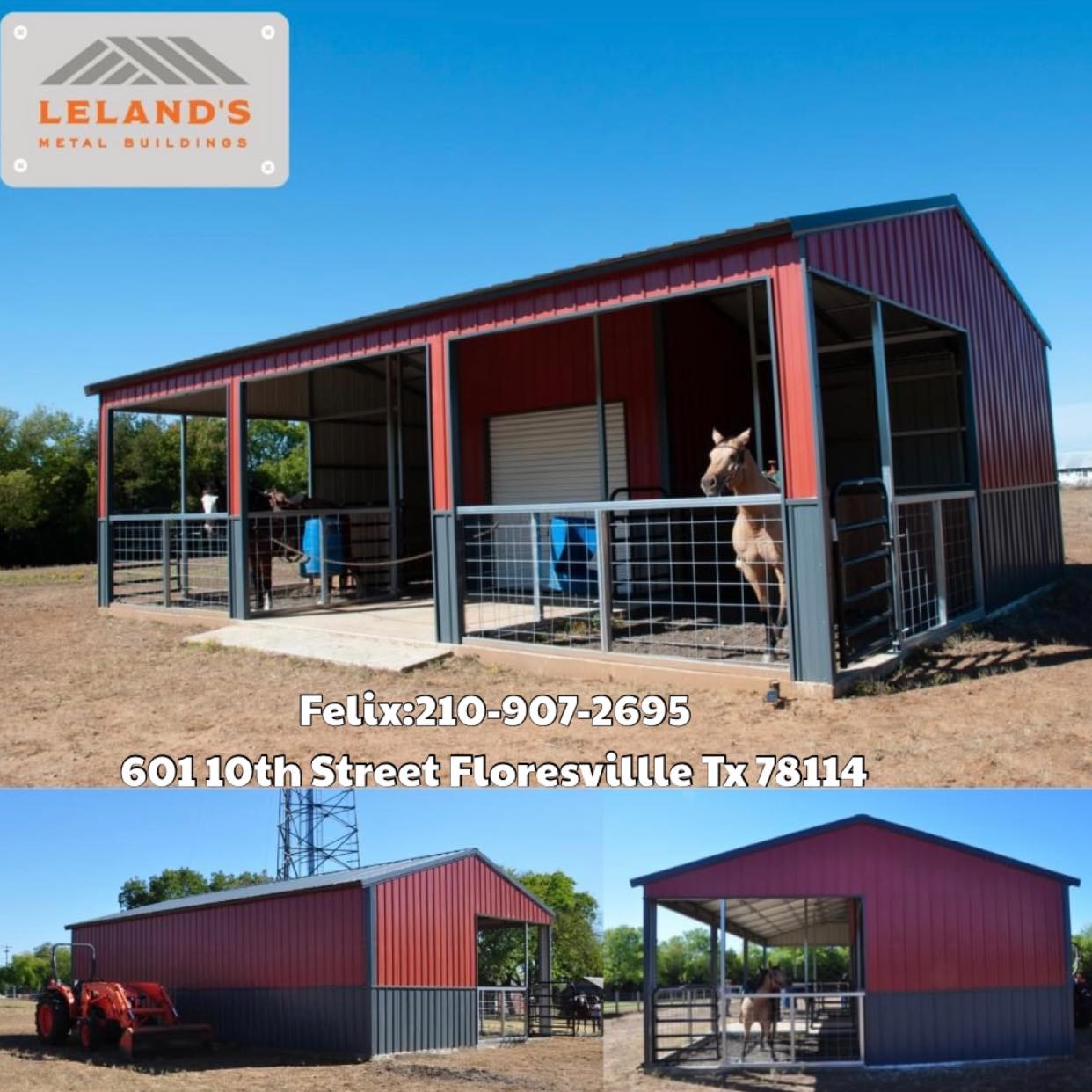 Leland's Barns & Sheds 601 10th St, Floresville Texas 78114