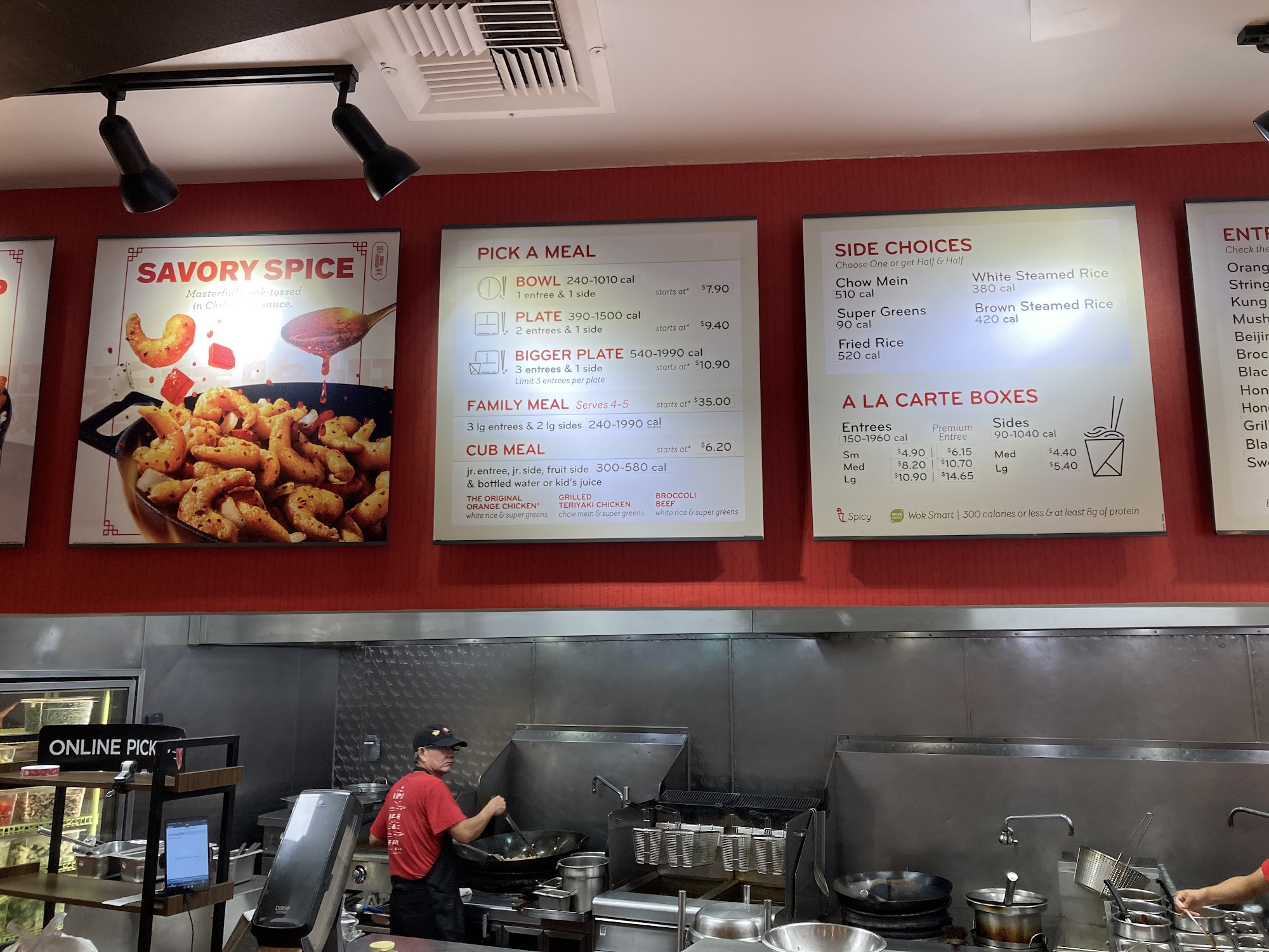 Panda Express Menu