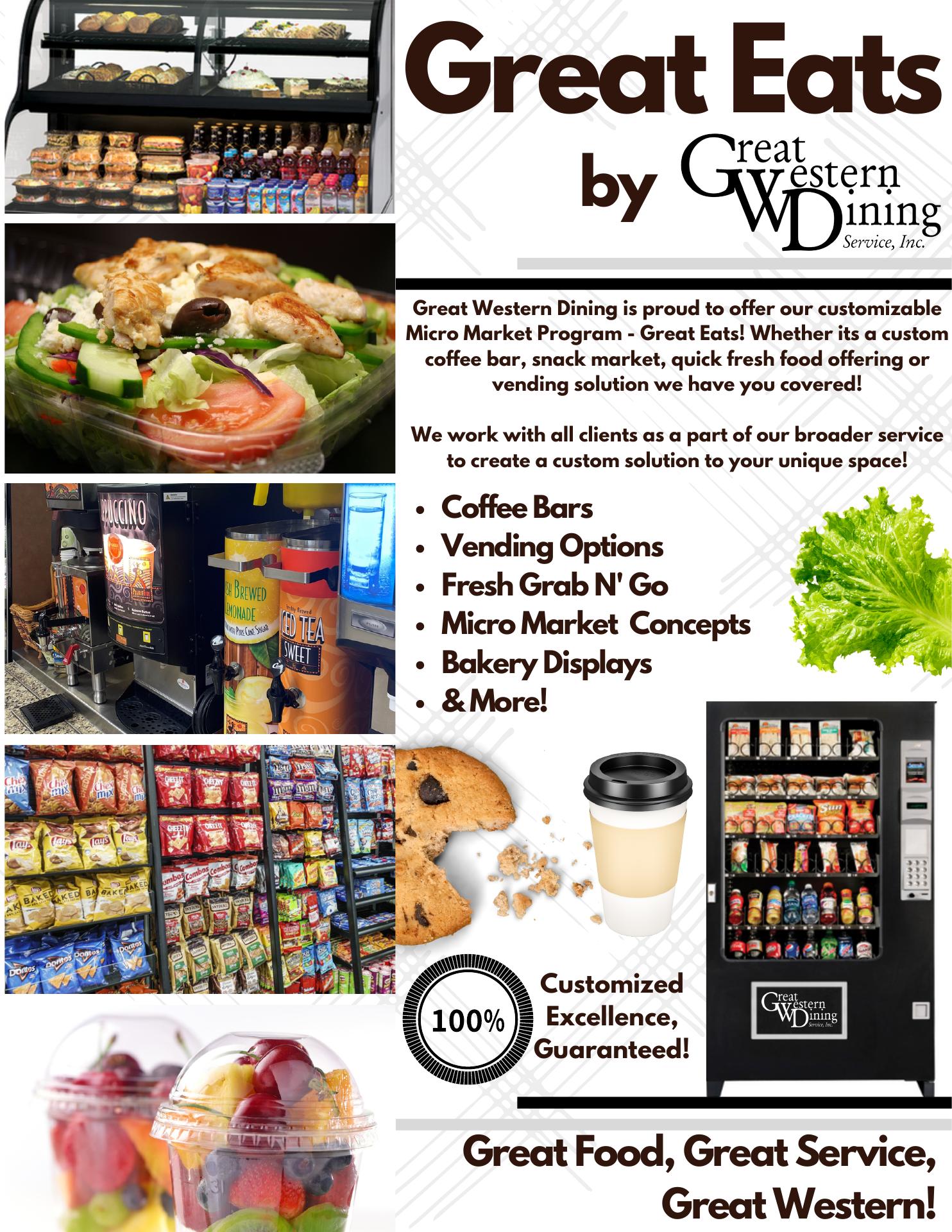 Great Western Dining Menu