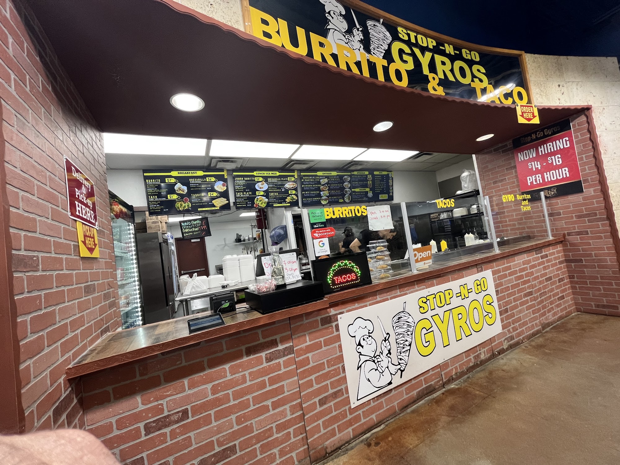 STOP-N-GO GYROS & BURRITOS---- (Tex-Mex & GREEK)