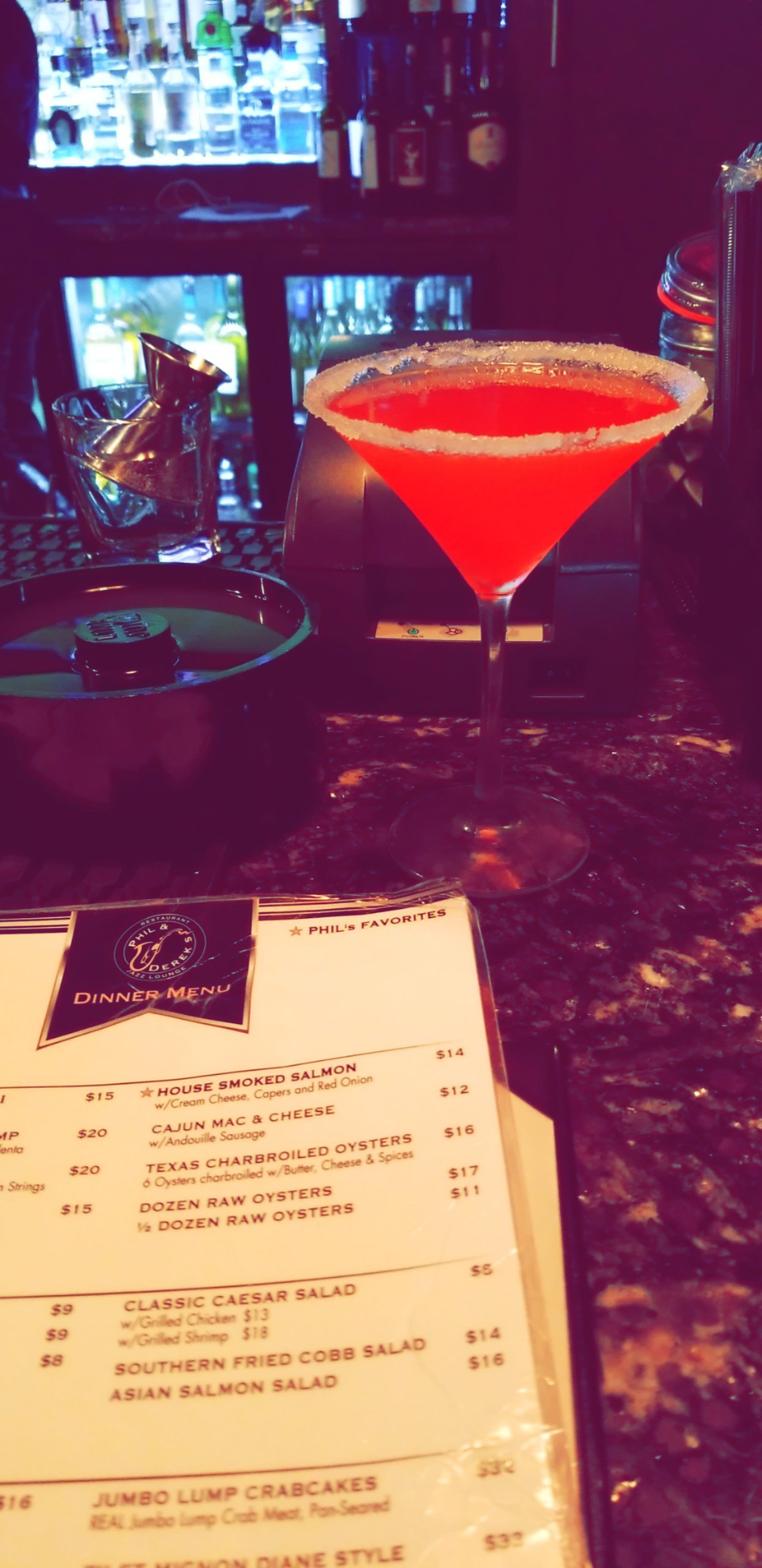 The Speakeasy Comedy Lounge Houston Menu