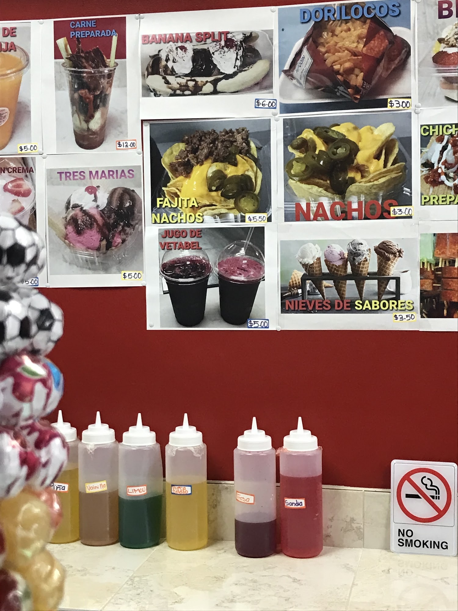 Refresqueria Latina Menu