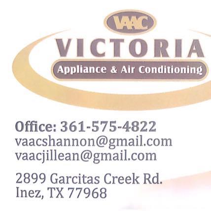 Victoria Appliance & AC 2899 Garcitas Creek Rd, Inez Texas 77968