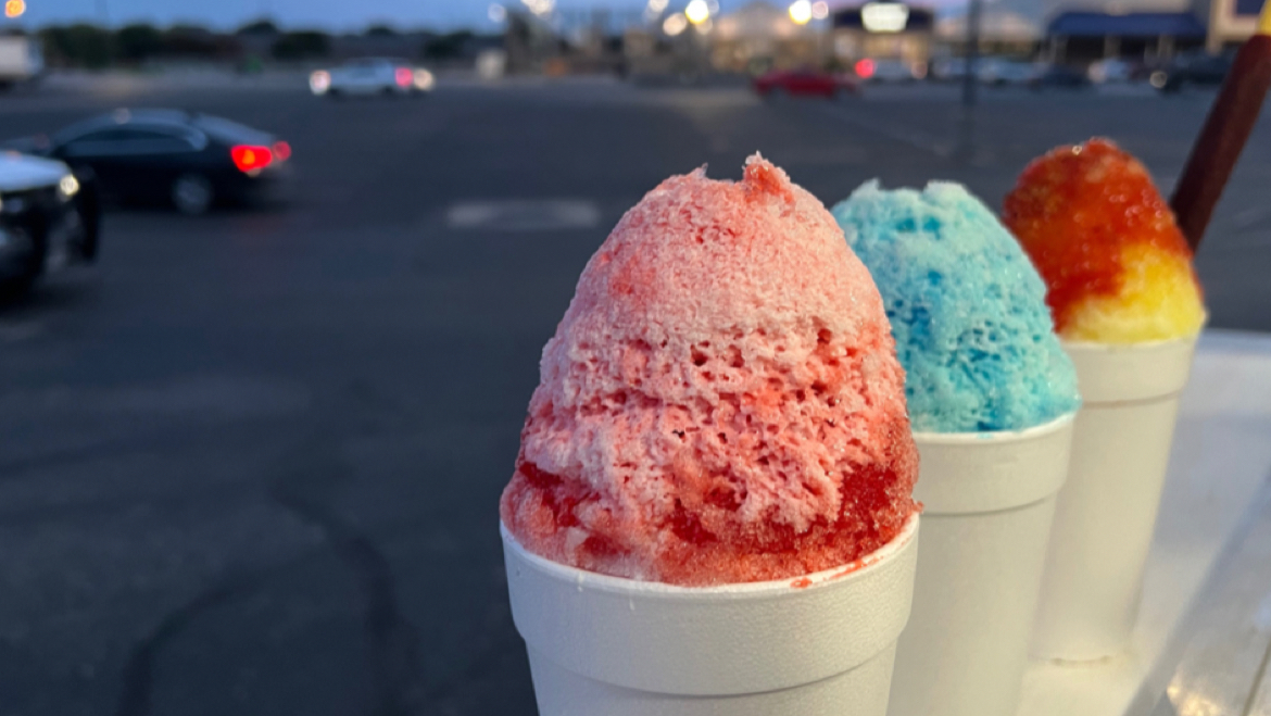 M & M’s Tasty Treats Shaved Ice and Snacks Food Truck Midland TX