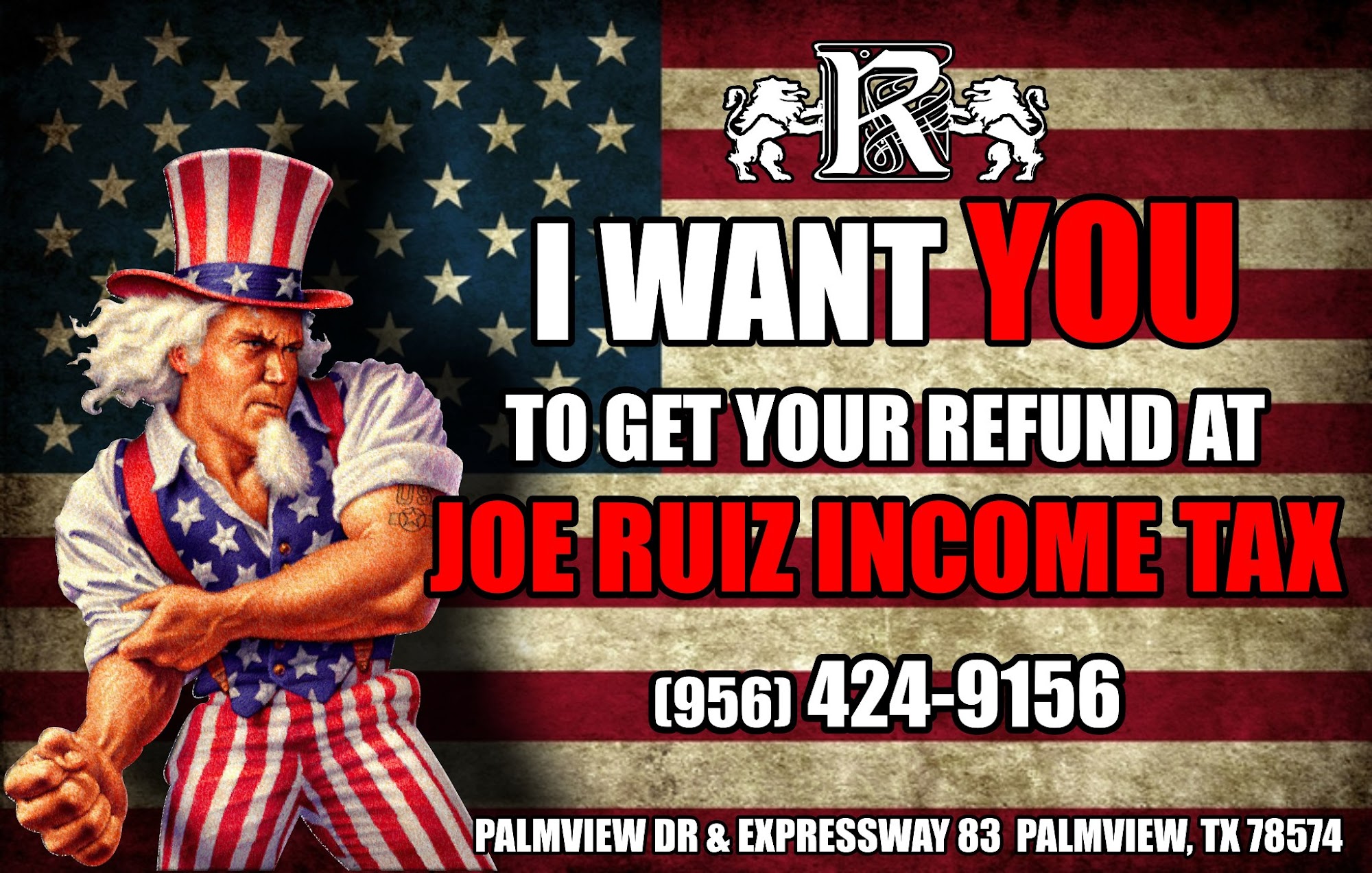 JOE RUIZ INCOME TAX 1121 E Palma Vista Dr, Palmview Texas 78572