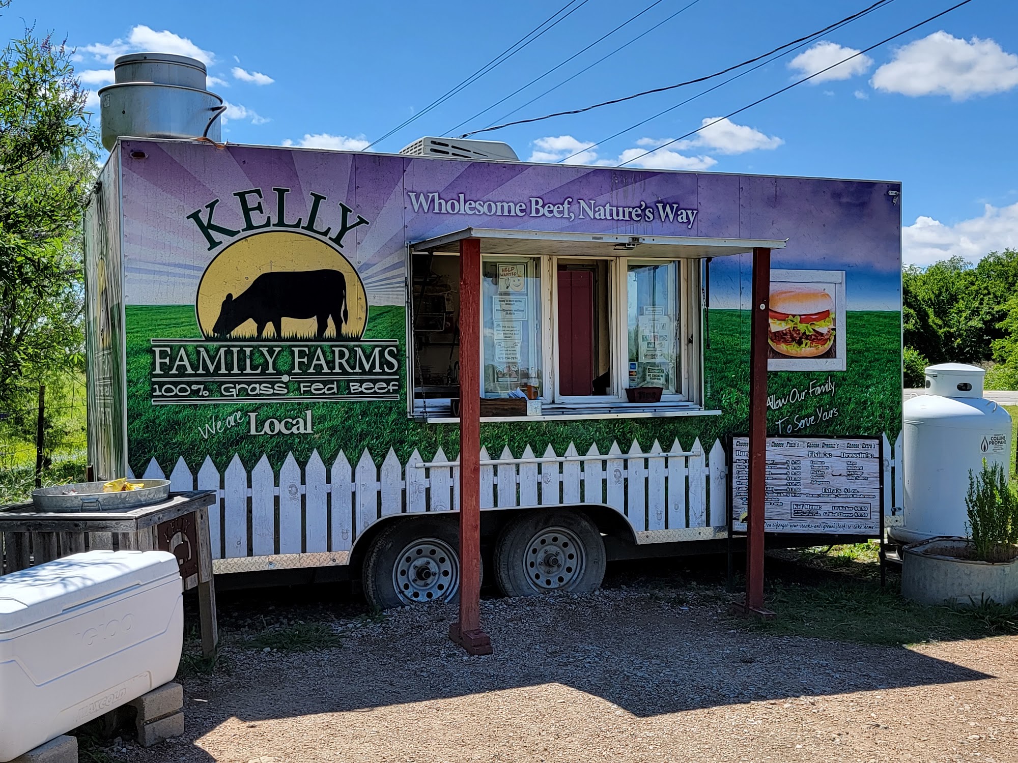 Kelly's Family Farm Burger Stand