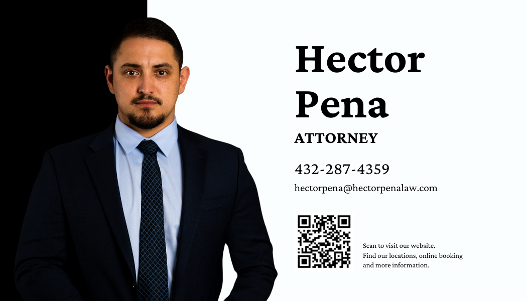 The Law Offices of Hector Peña, PLLC 2101 S Eddy St, Pecos Texas 79772