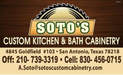 Soto's Custom Kitchen & Bath Cabinetry