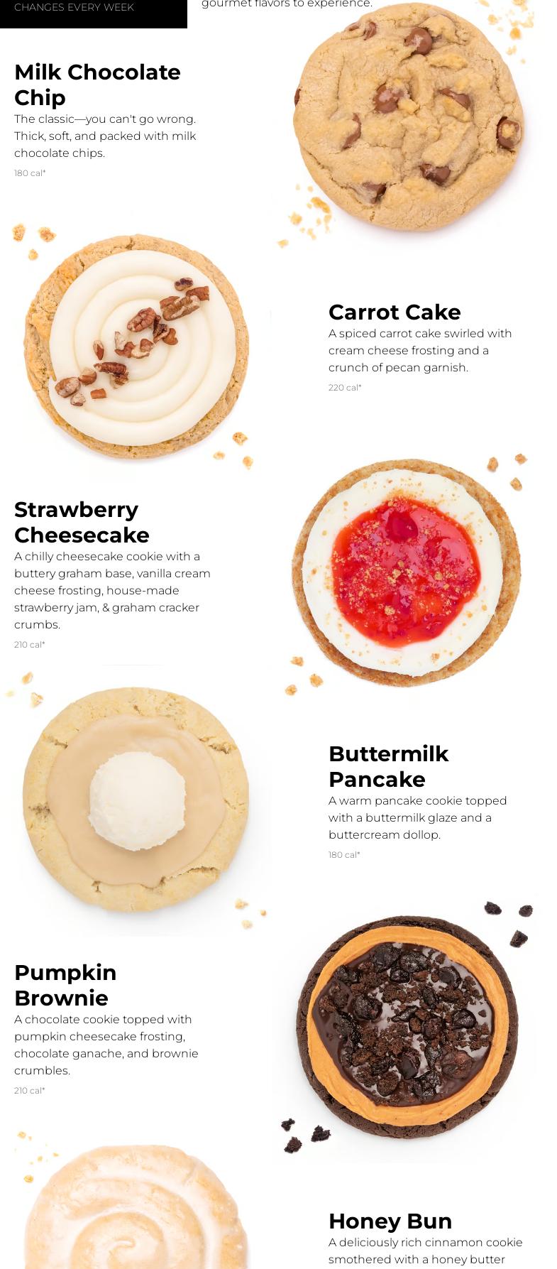 Crumbl - Temple Menu