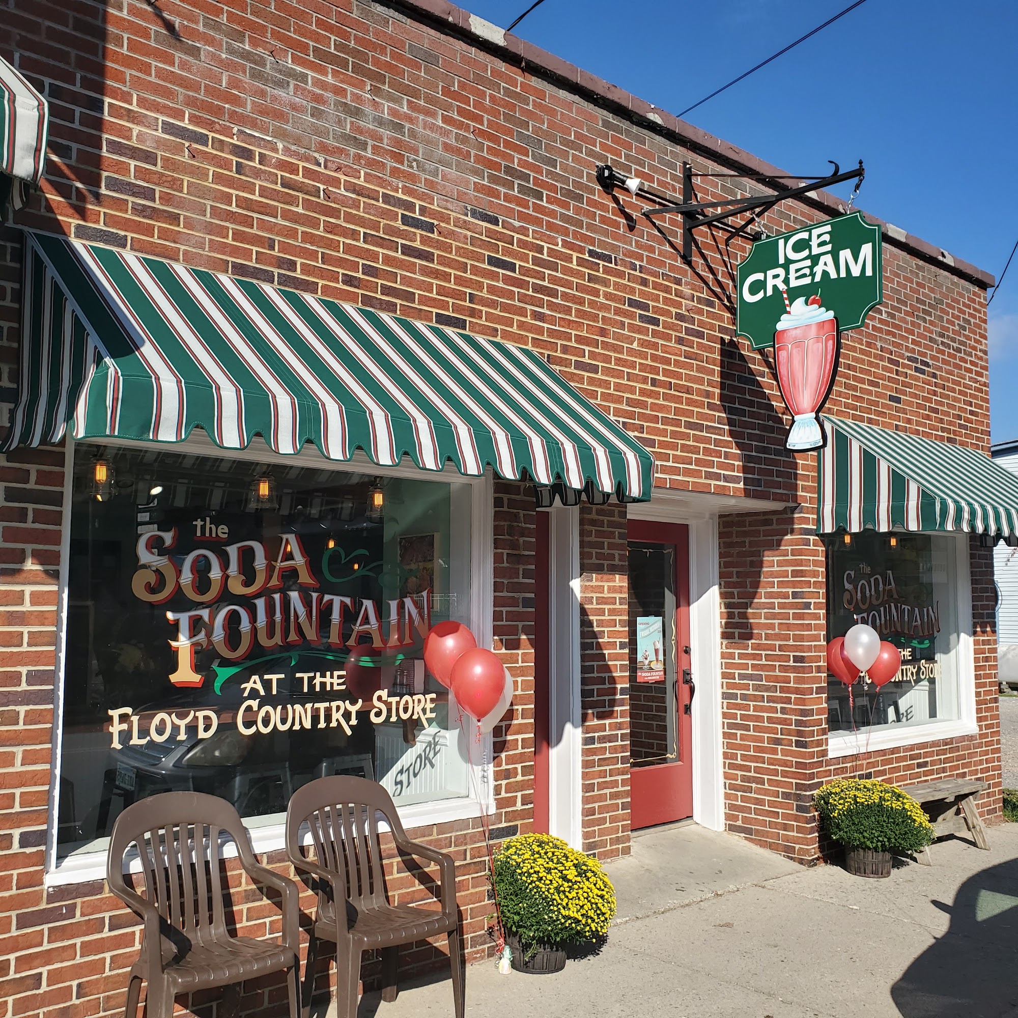 The Soda Fountain at the Floyd Country Store