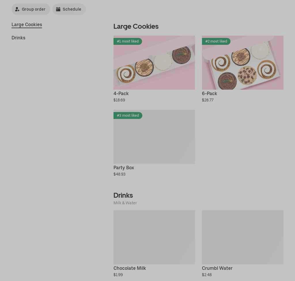 Crumbl - Hull Street Menu