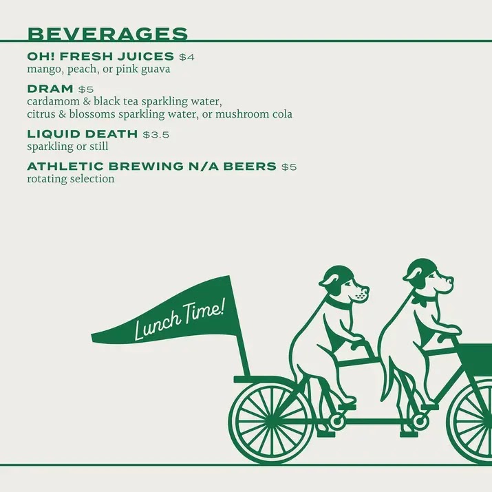 Gunner & Marley's (To-go Lunch) Menu