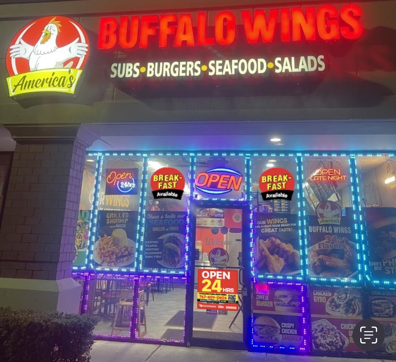 America's Buffalo Wings { Open 24/7 }