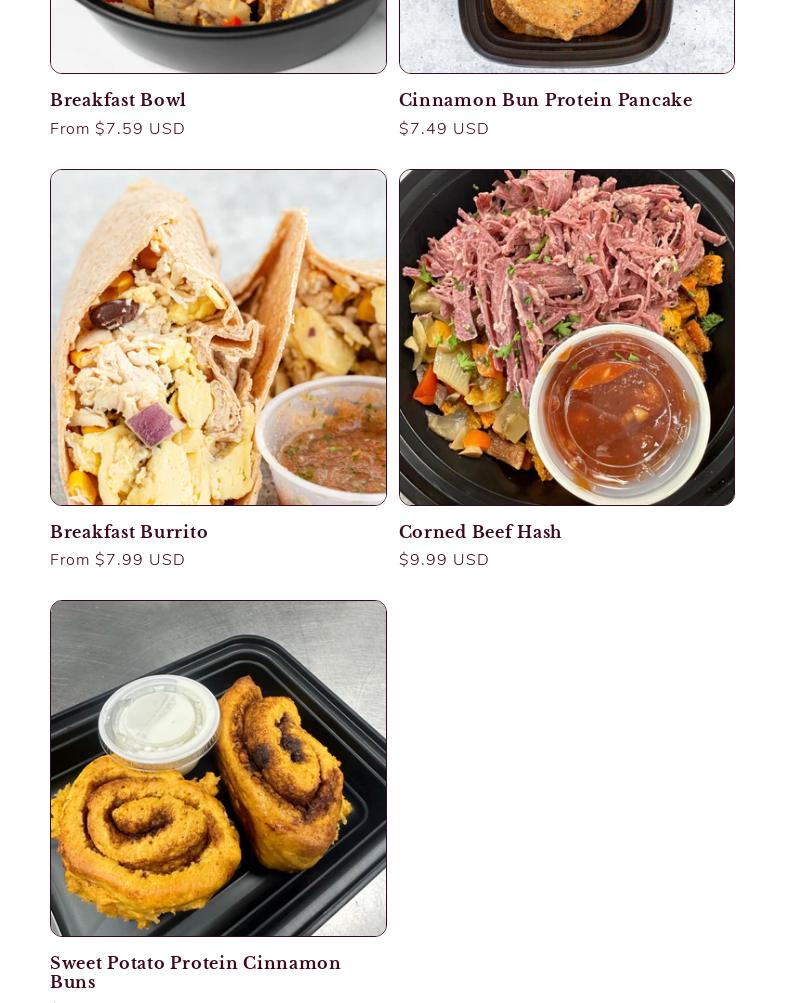 Lyfestyle Meals Menu