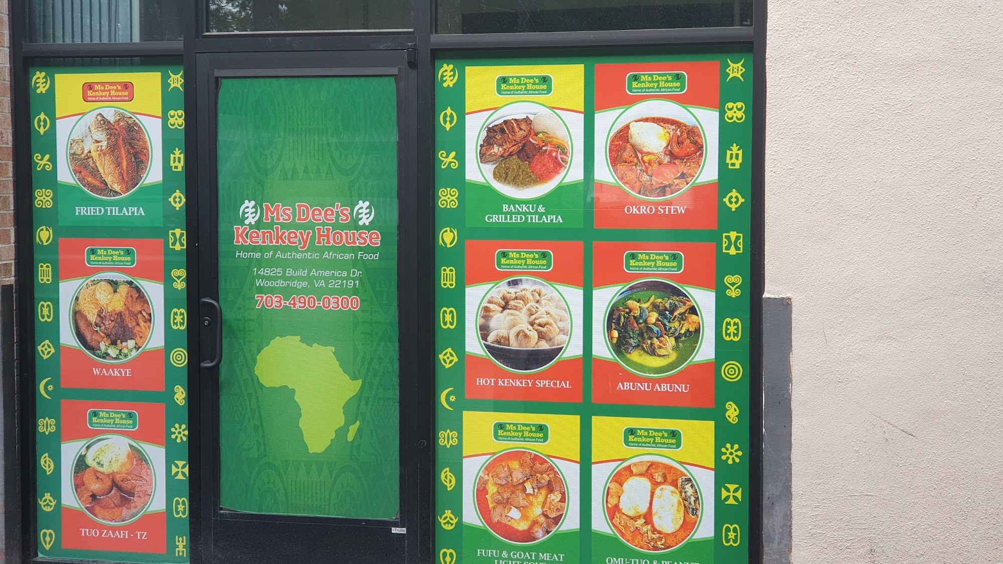 Ms Dee's Kenkey House Menu