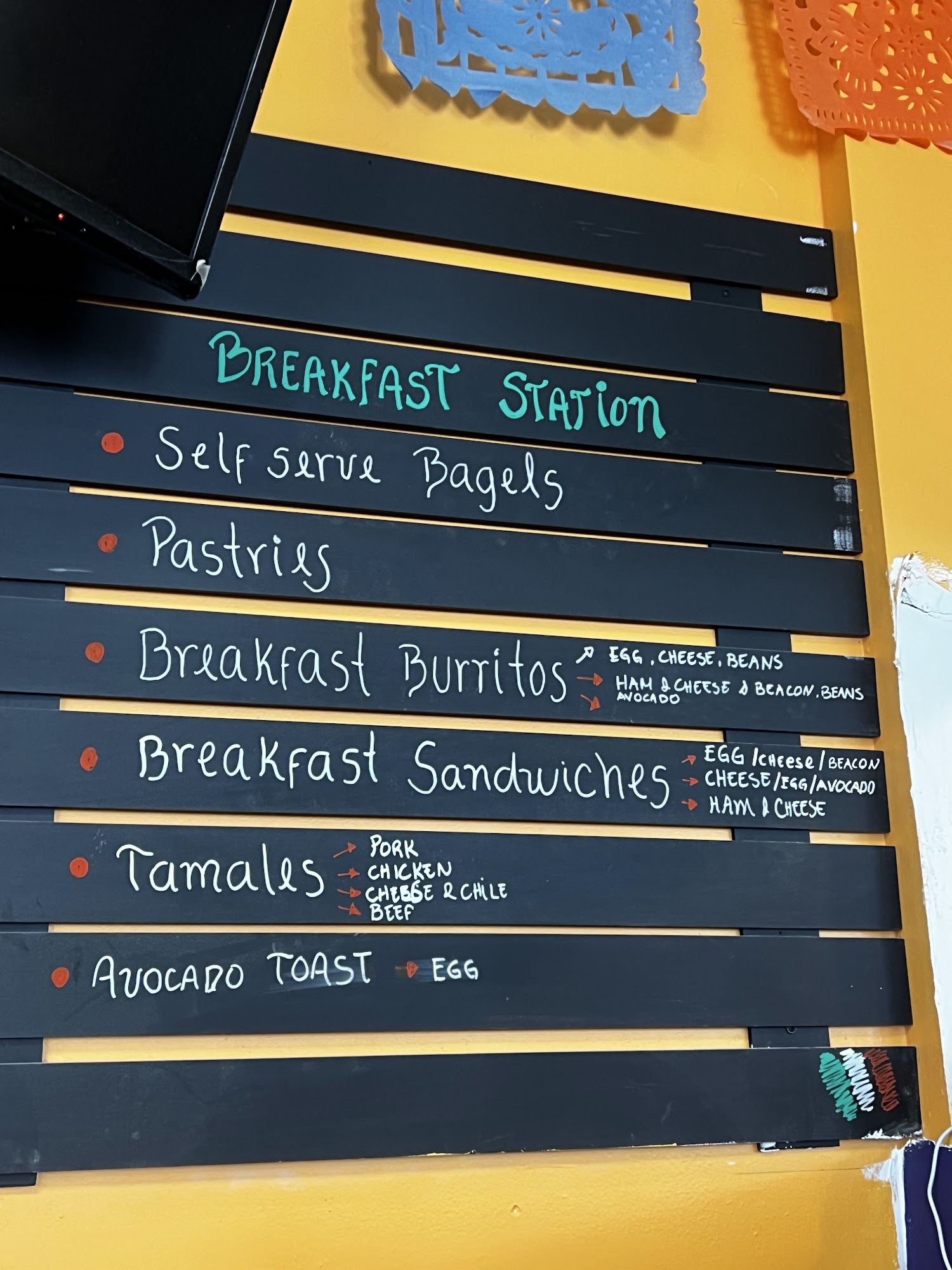 Arandas Mexican Cuisine, Montpelier Menu