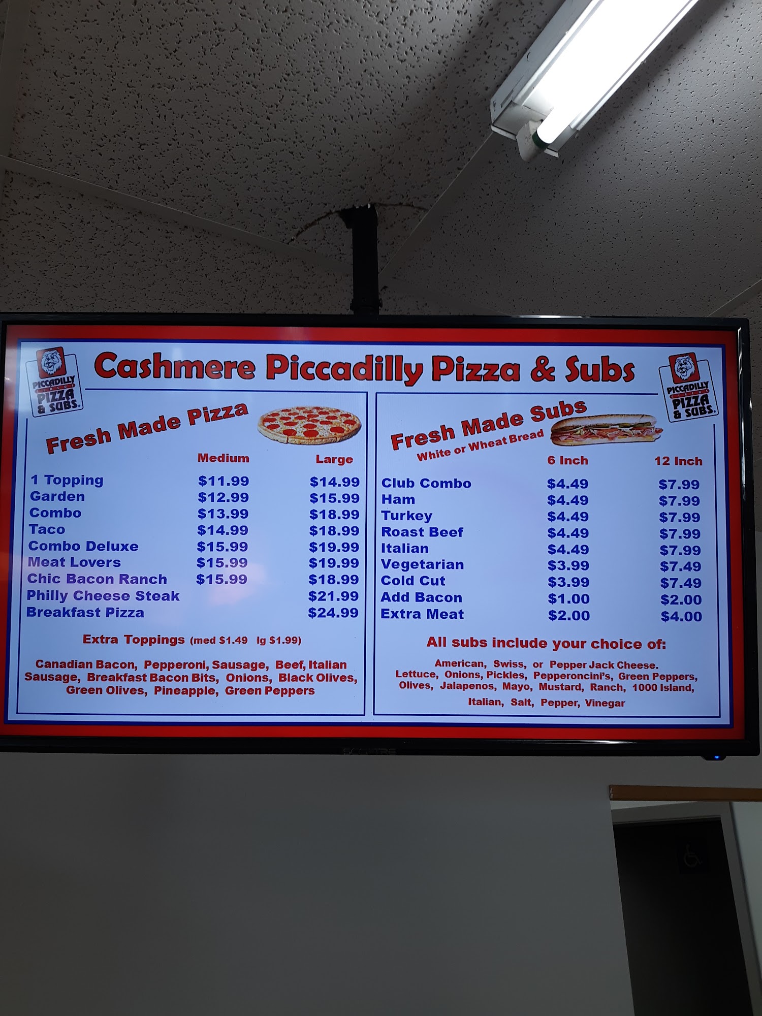 Picadilly Pizza & Subs