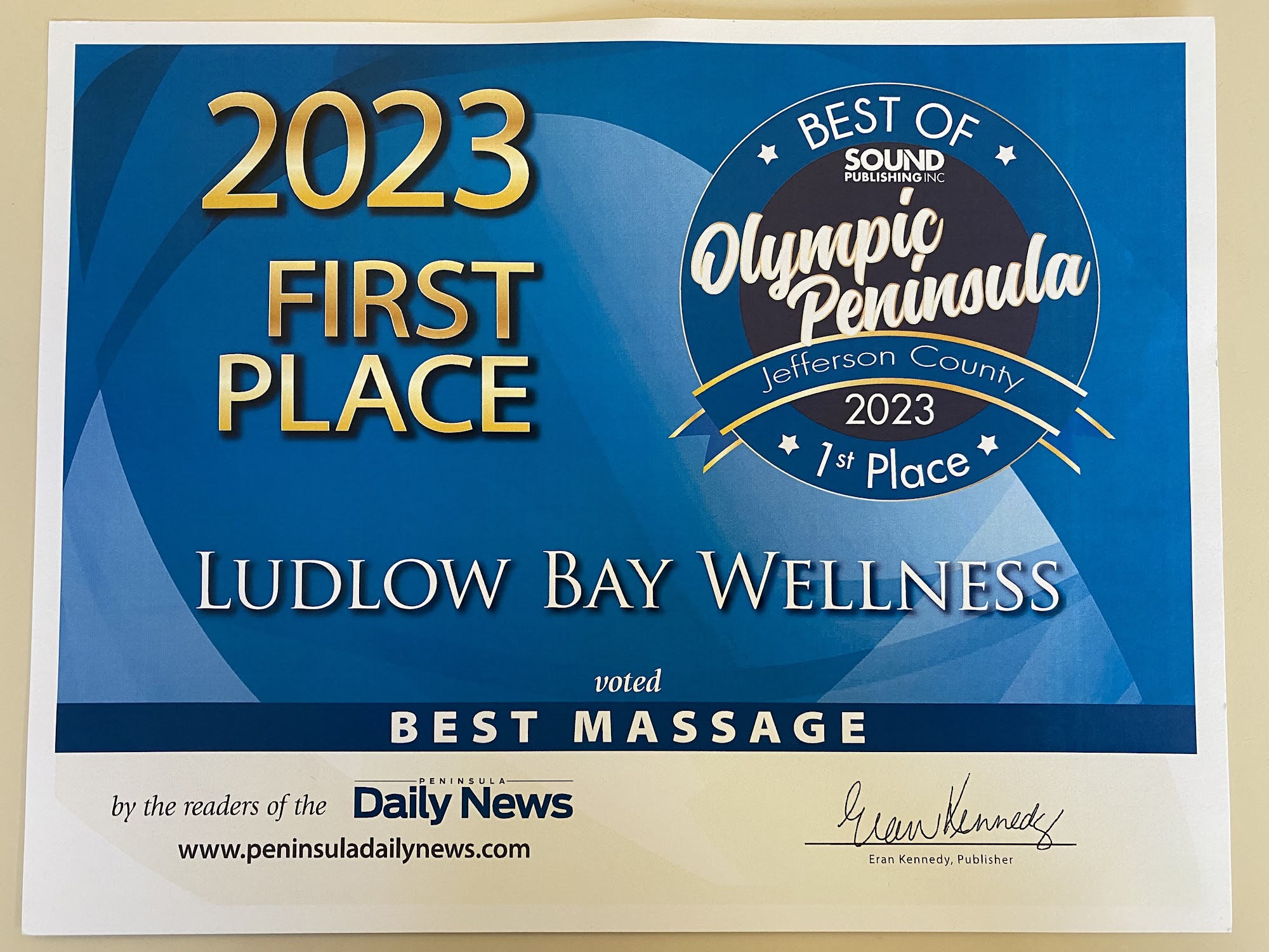 Ludlow Bay Massage & Wellness Spa 91 Village Way, Port Ludlow Washington 98365
