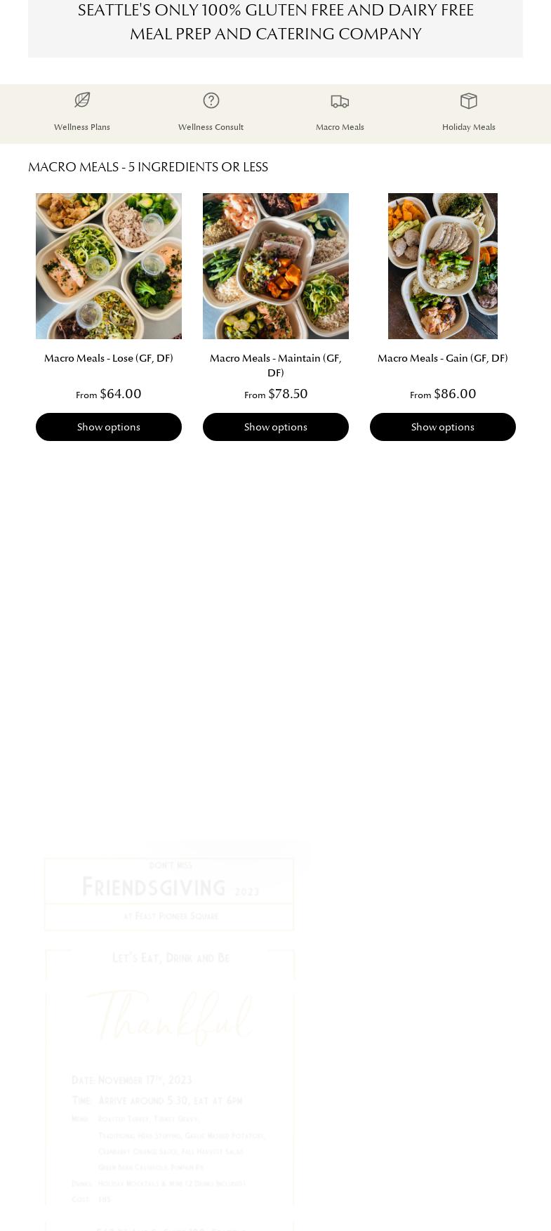 The Custom Plate, LLC Menu