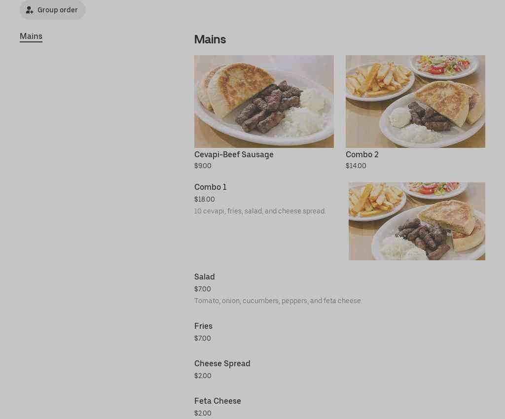 Renaissance Cafe & Grill Menu