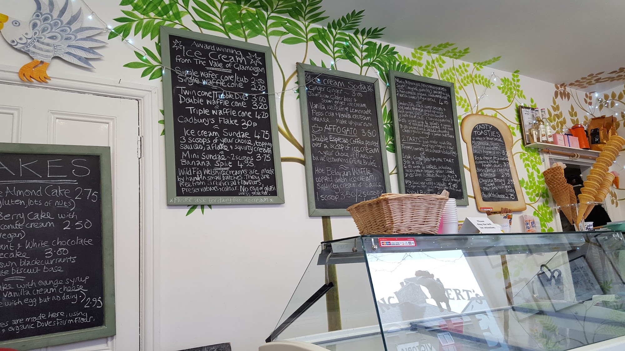 Uncle Albert's Ice Cream Emporium Menu