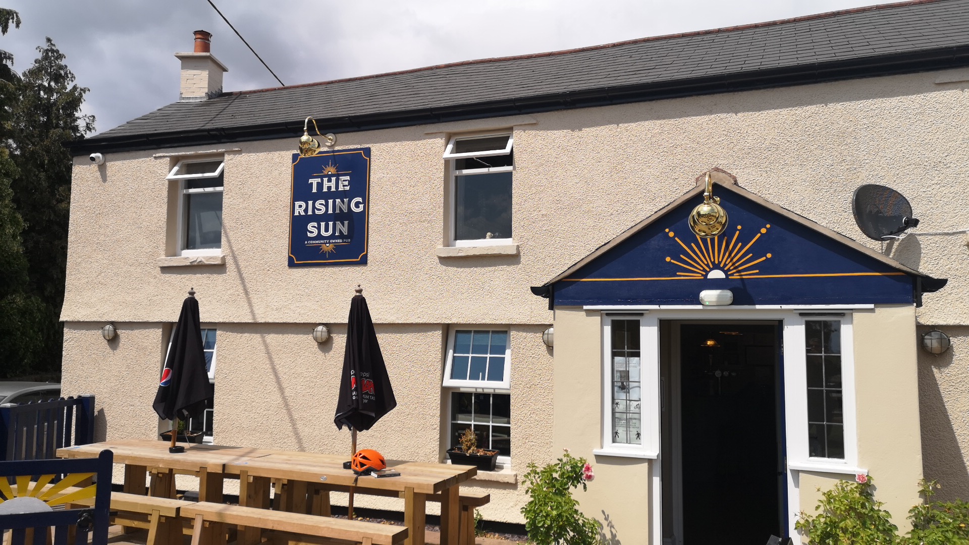 The Rising Sun, Woodcroft The Rising Sun Community Pub, Coleford Rd, Woodcroft, Chepstow