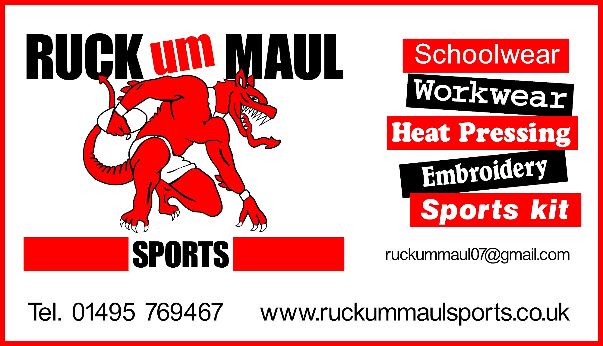Ruck Um Maul Sports Ltd