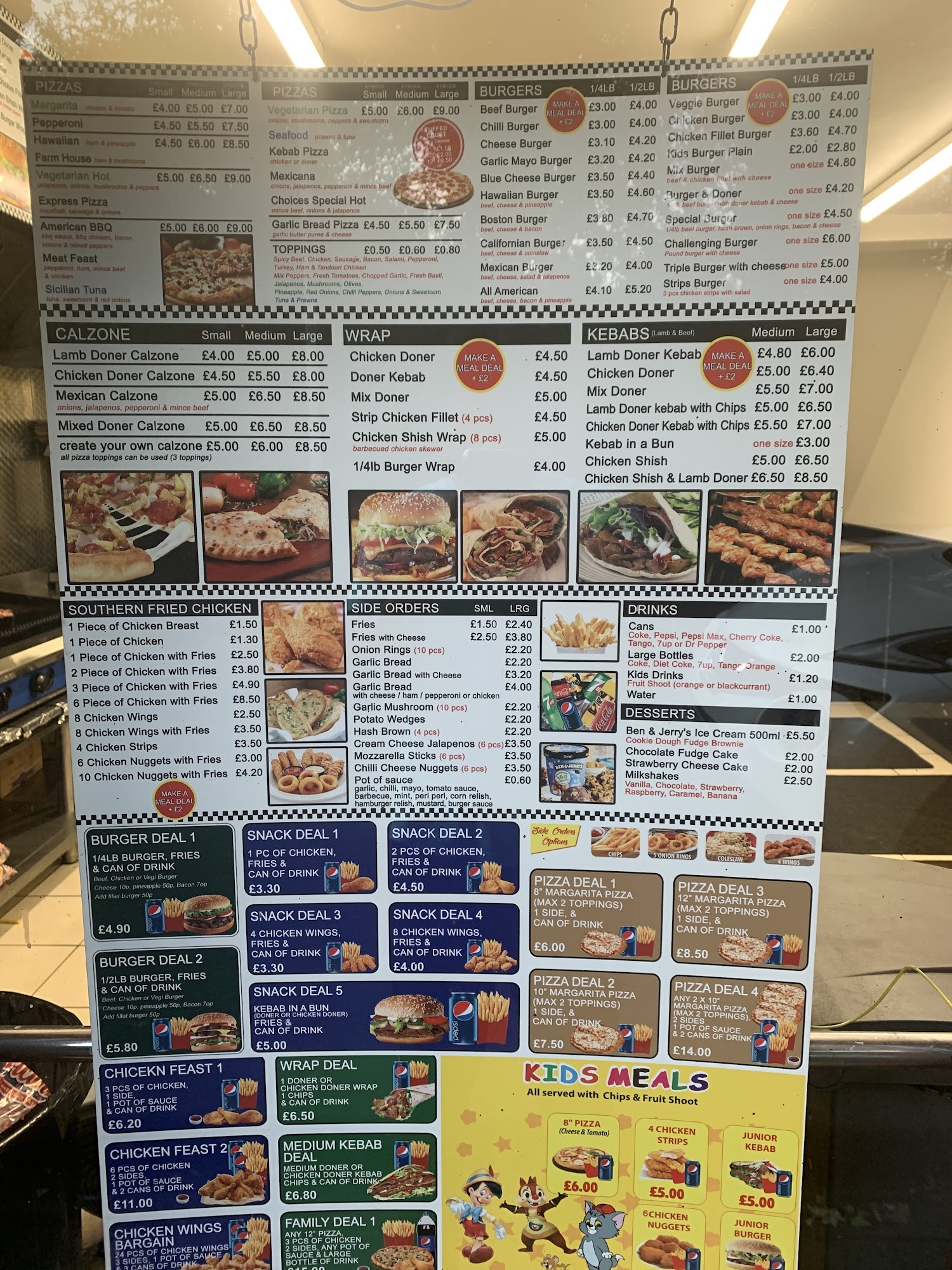 Choices Express Menu