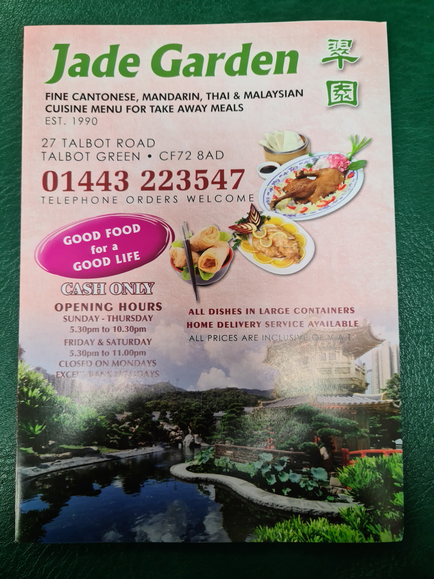 Jade Garden 27 Talbot Rd, Talbot Green, Pontyclun