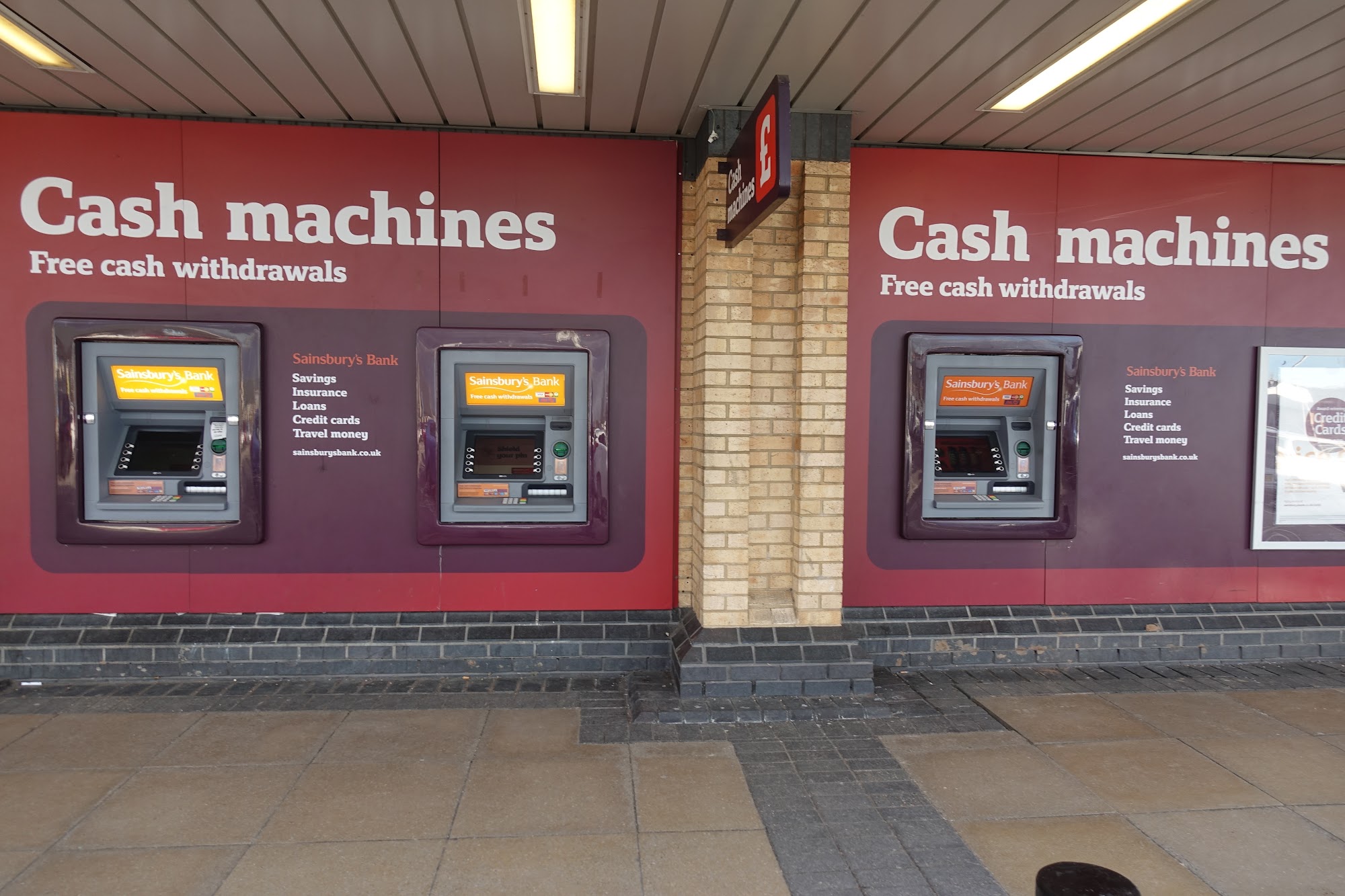 Sainsbury's Bank ATM Warwick
