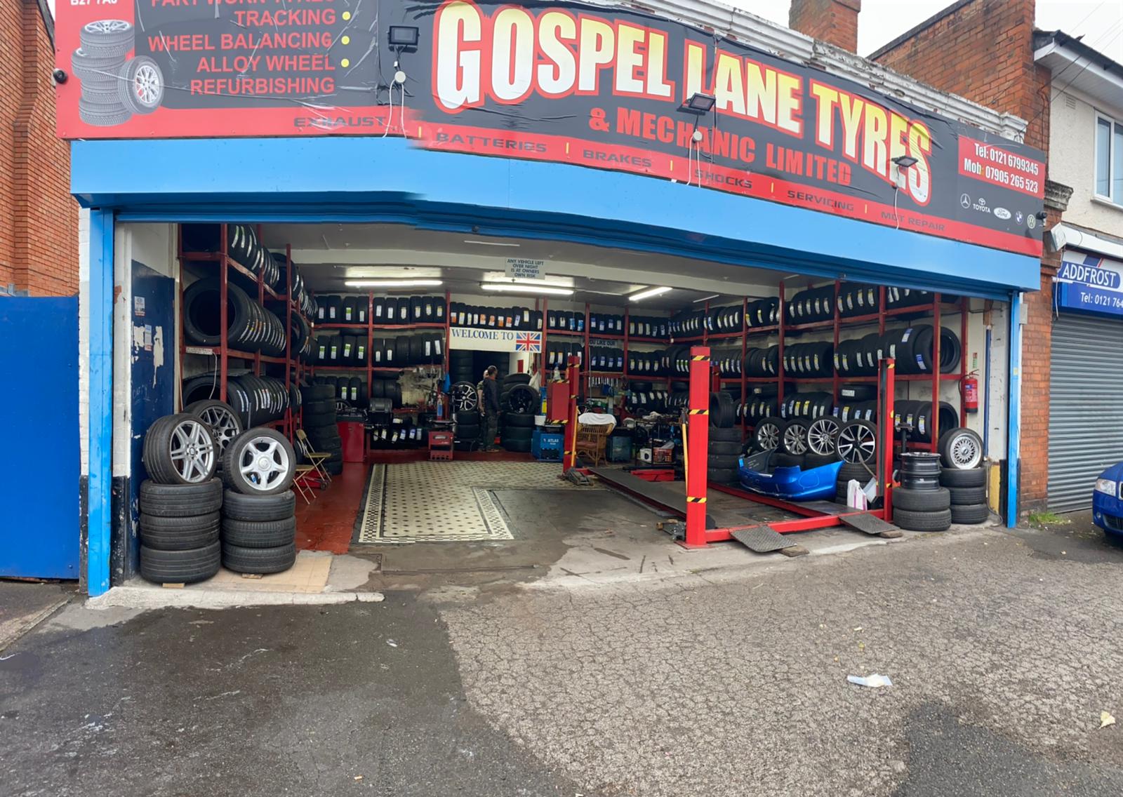 Gospel Lane Tyres & Mechanics Limited