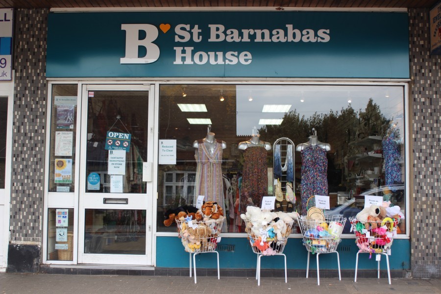 St Barnabas House Lancing charity shop Lancing