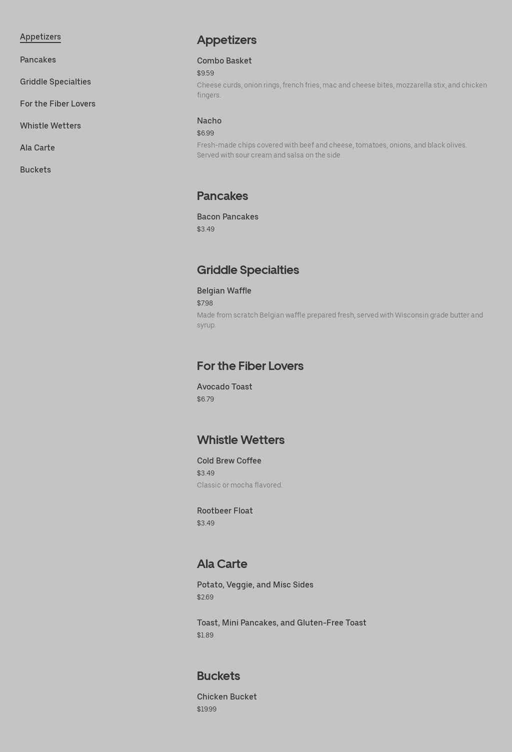 Boba on Broadway Menu