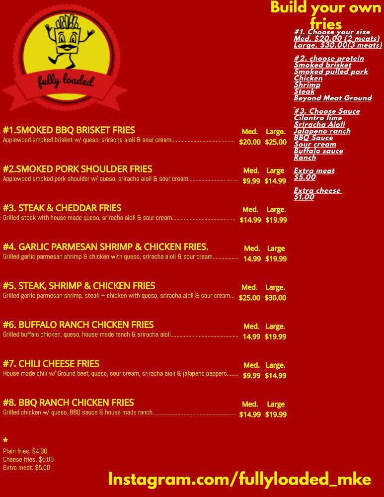 Fully Loaded Menu