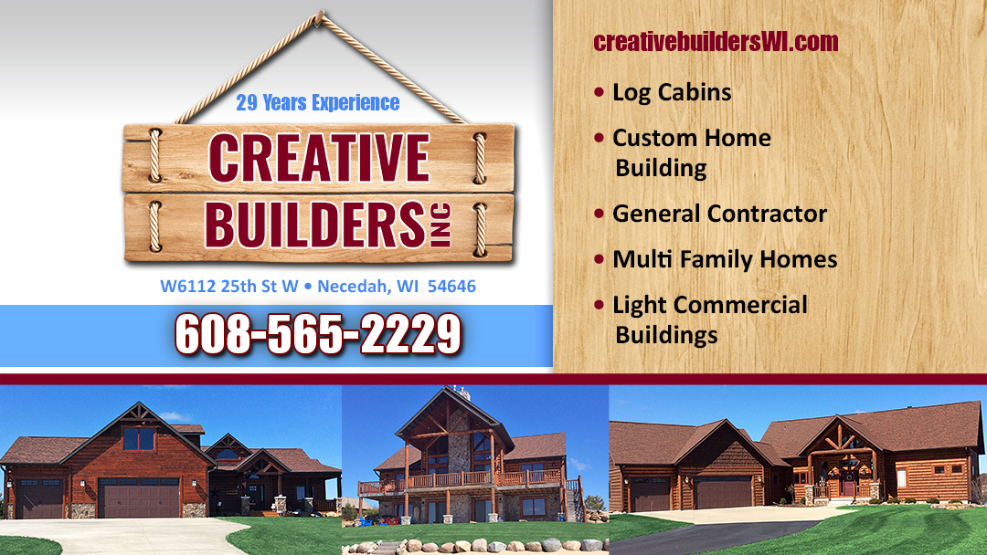 Creative Builders Inc W6112 25th St W, Necedah Wisconsin 54646