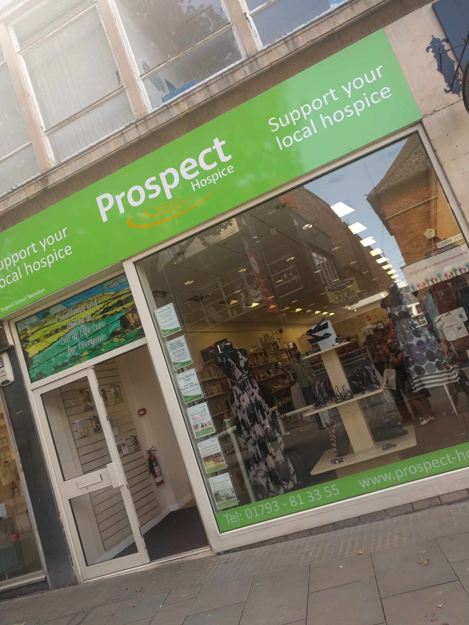 Prospect Hospice shop - Regent Street Swindon