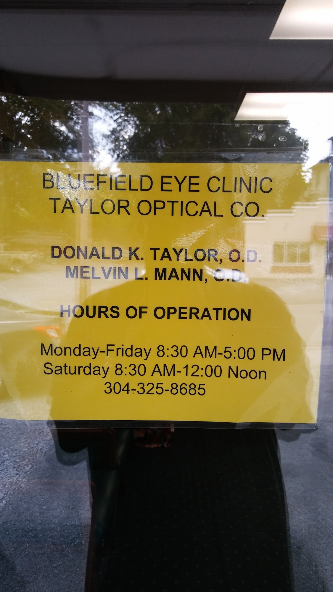 Bluefield Eye Clinic 332 North St, Bluefield West Virginia 24701