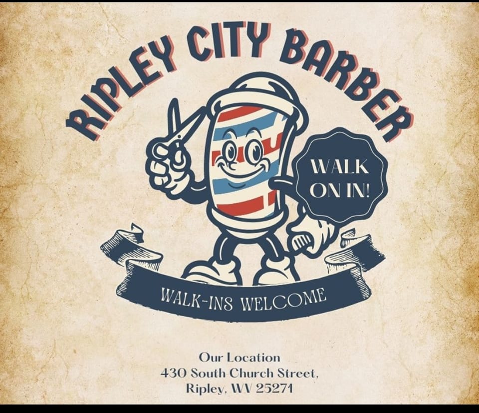 Ripley City Barber 430 Church St Suite 1, Ripley West Virginia 25271