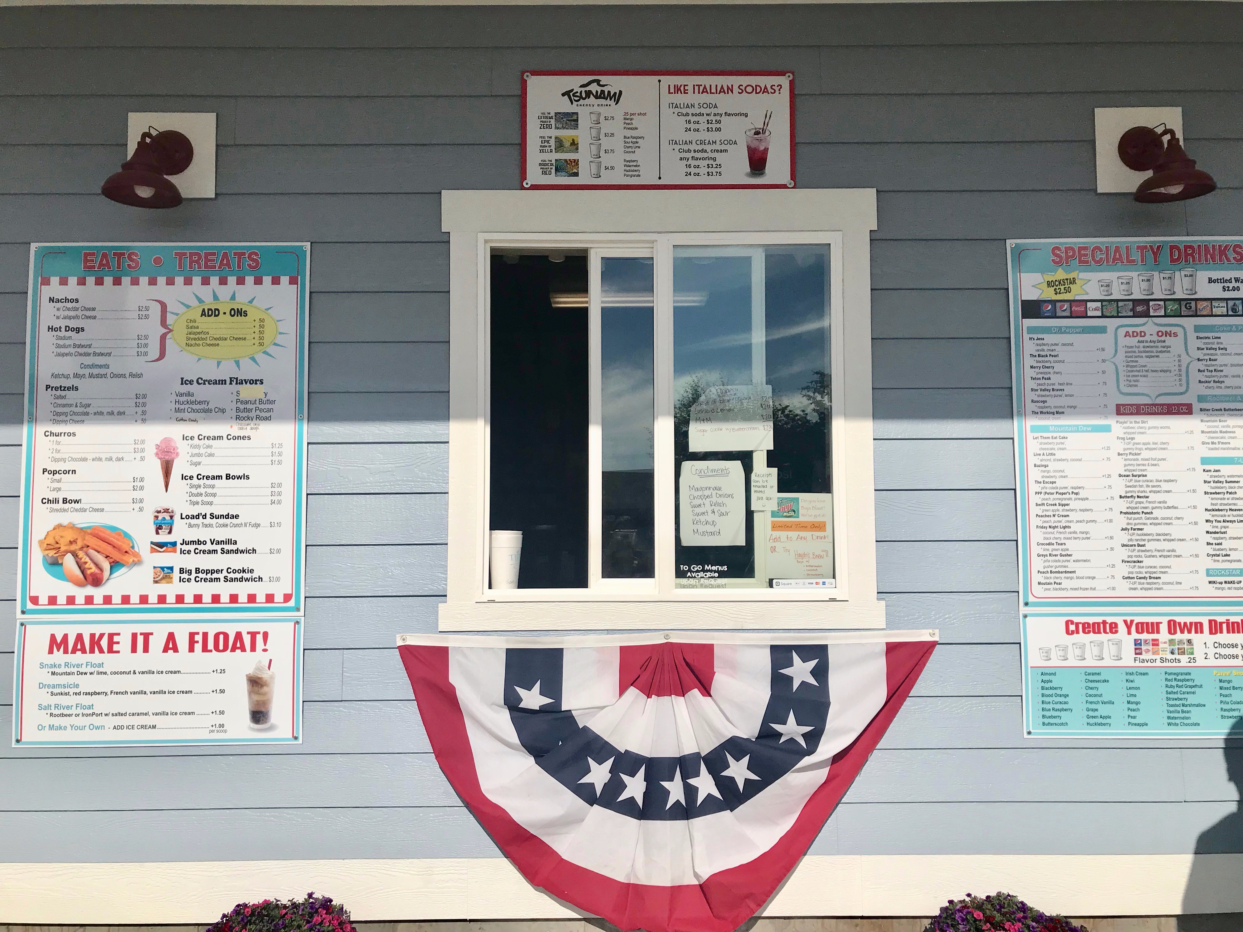 Star Valley Soda Menu